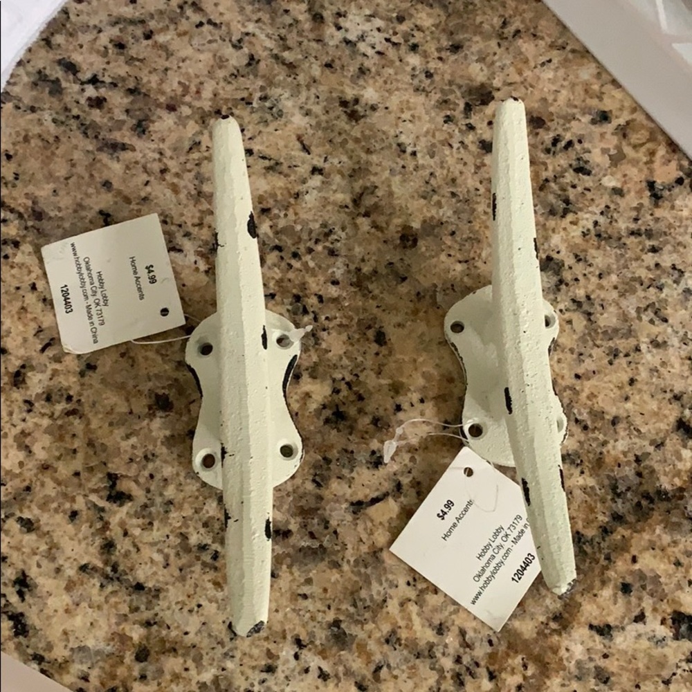 Pair of nautical hooks